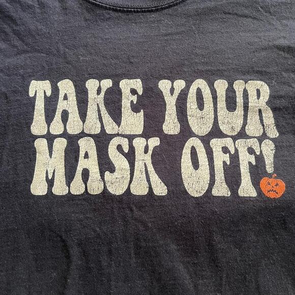 Rare "take your mask off" tee - Picture 2 of 3